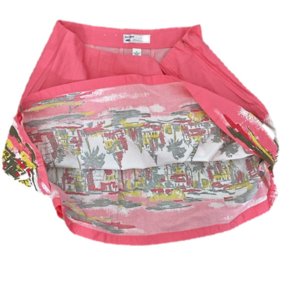 Old Navy (Just Below Waist) City Print Summer Skirt Size 18 - Picture 7 of 7